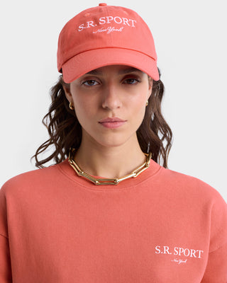 Wimbledon Crewneck - Desert Rose/White