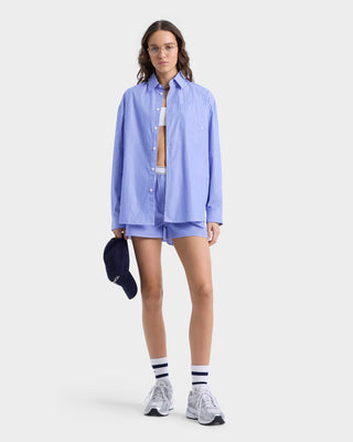 SRC Oversized Shirt - Blue Striped