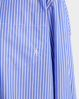 SRC Oversized Shirt - Blue Striped