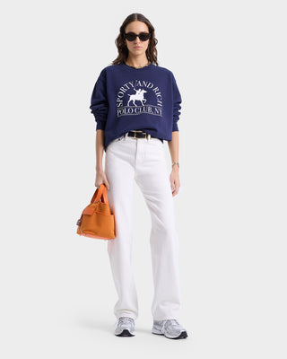 Polo Club Crewneck - Navy/White