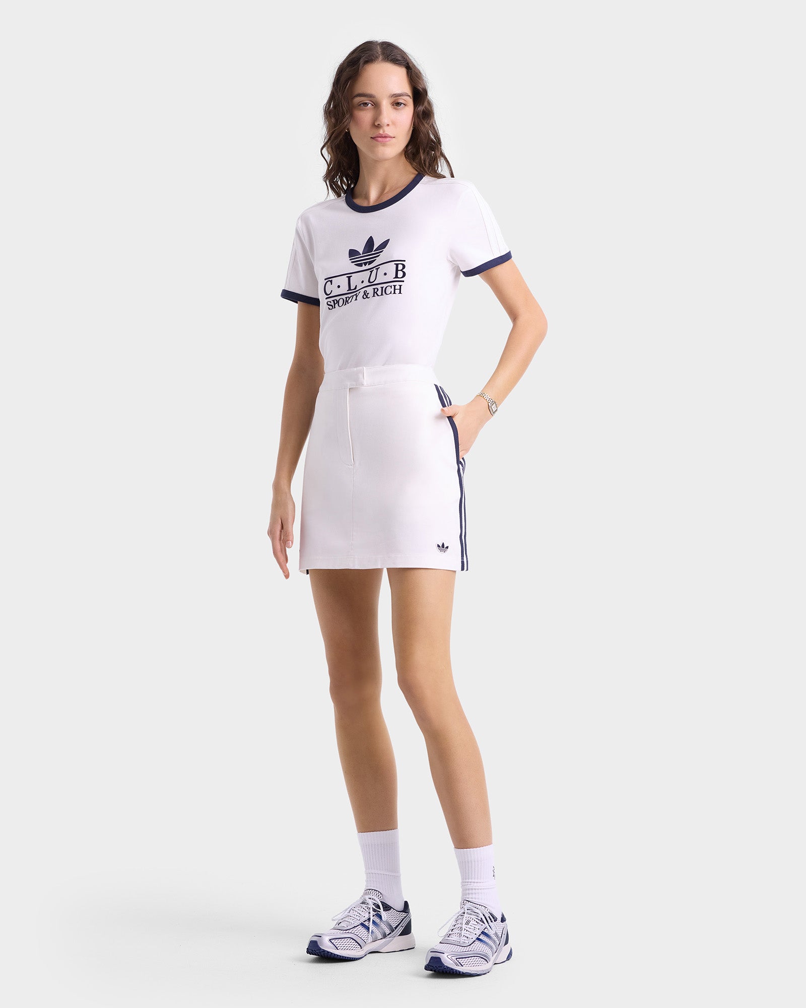 adidas Originals X Sporty & Rich Mini Skort adidas Originals X Sporty & Rich Mini Skort