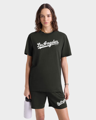 Dodgers T-Shirt - Faded Black/White