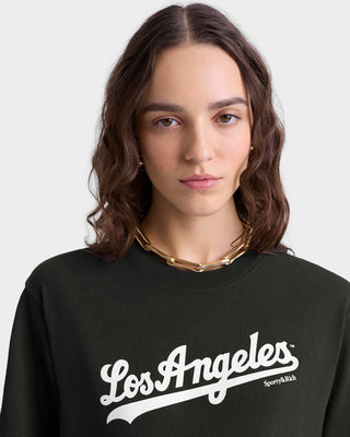 Dodgers T-Shirt - Faded Black/White