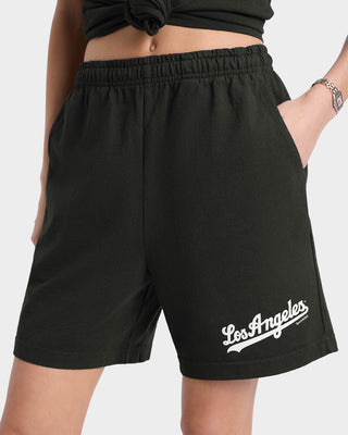 Dodgers Gym Short - Faded Black/White