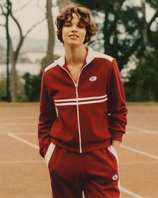 Piqué Track Pant - Pinot/Farine