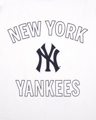 Yankees Arch Baby Baseball Tee - White/Dark Navy