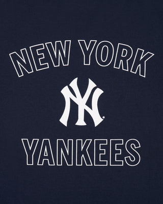 Yankees Curve Hoodie - Dark Navy/White