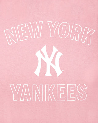 Yankees Arch T-Shirt - Candy/White