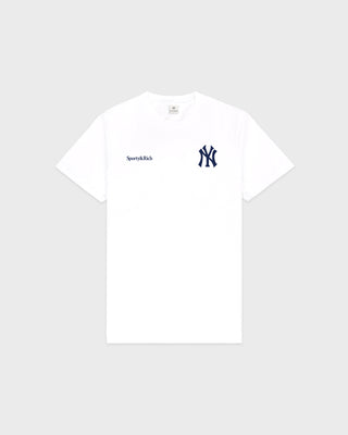 Yankees Arch T-Shirt - White/Dark Navy