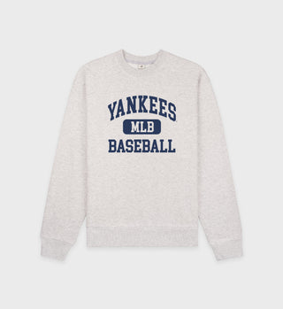 Yankees Ivy Crewneck - Heather Gray/Navy