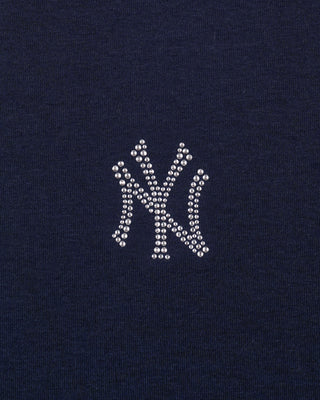 Yankees Krystal Disco Short - Dark Navy/White