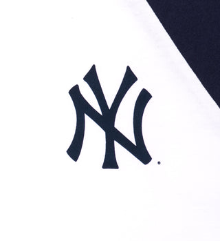 Yankees Serif Baseball Tee - White/Navy