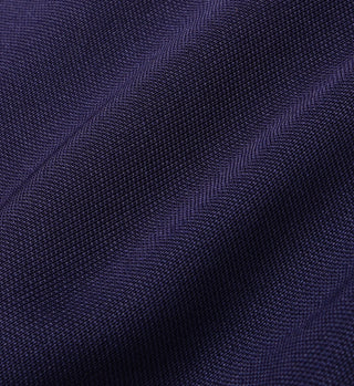 Close-up of dark blue fabric texture