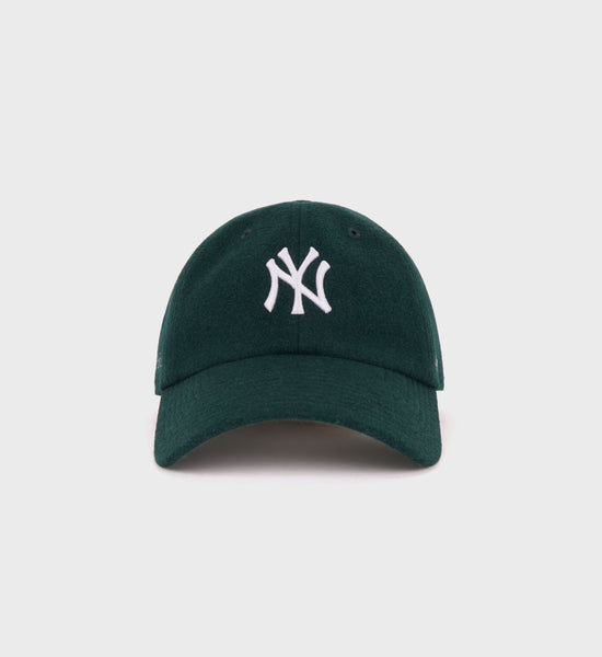 Yankees Serif Wool Hat - Forest