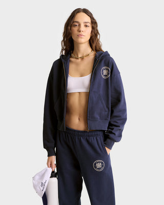 Bristol Crest 100th Sweatpant - Navy/Cream