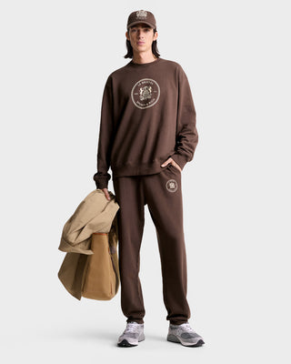 Bristol Crest 100th Sweatpant - Chocolate/Cream