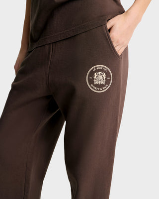 Bristol Crest 100th Sweatpant - Chocolate/Cream