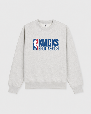 NY Knicks Crewneck Sweatshirt - Heather Gray