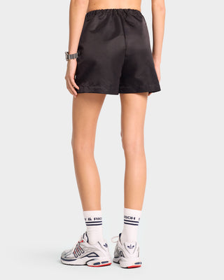 Short en nylon Running Woman - Noir/Blanc