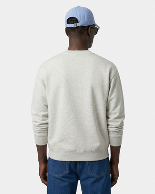 Beverly Script Crewneck - Heather Gray/Navy