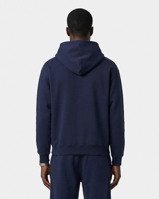 Vendome LA Embroidered Zip Hoodie - Navy/White