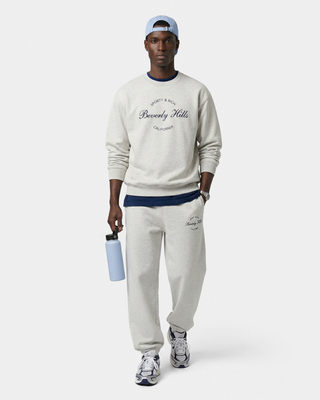 Beverly Script Sweatpant - Heather Gray