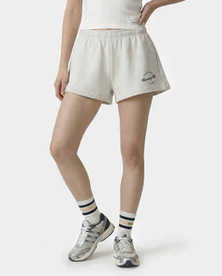 Beverly Script Disco Short - Heather Gray/Navy
