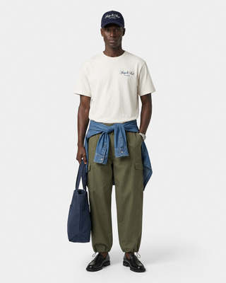 Vendome LA T-Shirt - Ecru/Navy