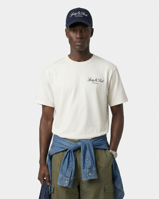 Vendome LA T-Shirt - Ecru/Navy