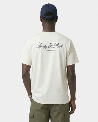 Vendome LA T-Shirt - Ecru/Navy