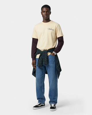 Avenue T-Shirt - Almond/Navy