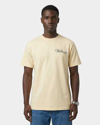Avenue T-Shirt - Almond/Navy