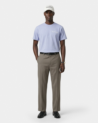 Avenue T-Shirt - Periwinkle/White