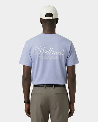 Avenue T-Shirt - Periwinkle/White