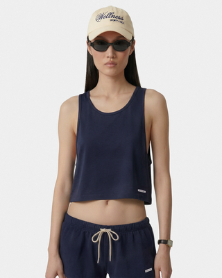 Signature Logo Lounge Tank - Navy