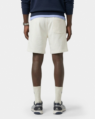Varsity Crest Gym Short - Ecru/Navy