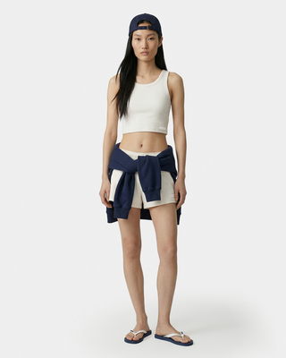 Signature Logo Lounge Tank - Ecru