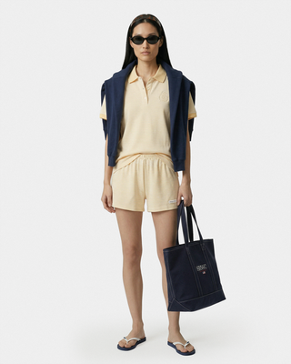 Signature Logo House Short - Almond Striped