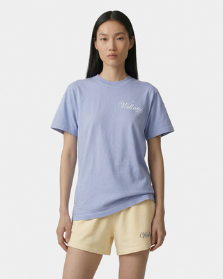 Avenue T-Shirt - Periwinkle/White
