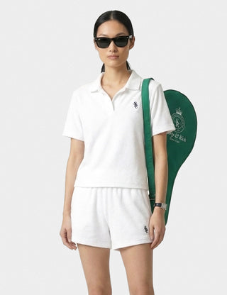 SRC Terry Polo - White/Forest