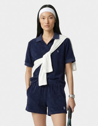 SRC Terry Polo - Navy/White