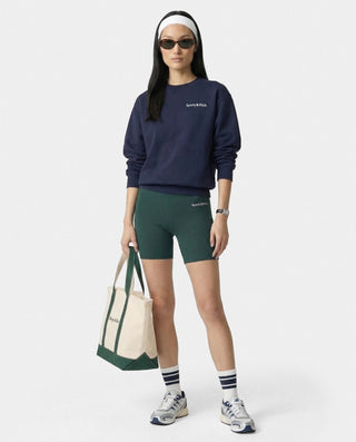 Play Tennis Crewneck - Navy/White