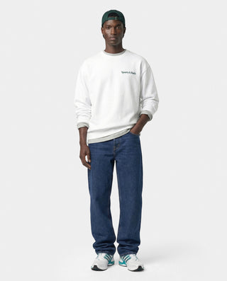 Play Tennis Crewneck - White/Forest