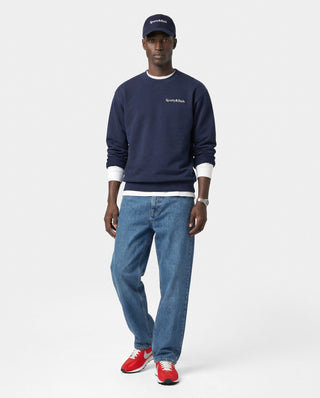 Play Tennis Crewneck - Navy/White