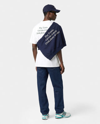 Play Tennis T-Shirt - White/Forest