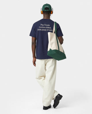 Play Tennis T-Shirt - Navy/White