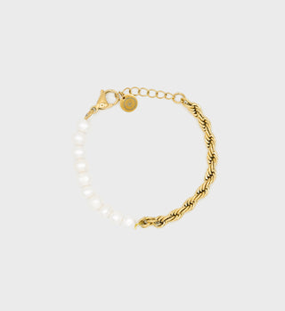 Pearl/Chain Bracelet