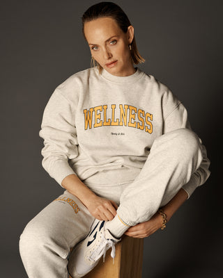 Wellness Ivy Crewneck - Heather Gray - S121