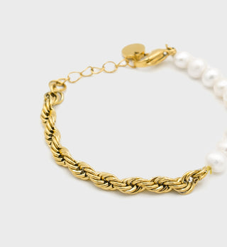 Pearl/Chain Bracelet