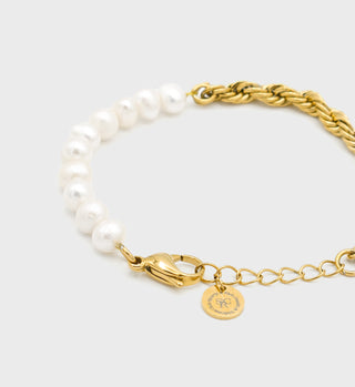 Pearl/Chain Bracelet